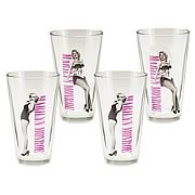 Marilyn Monroe Glasses 4-Pack